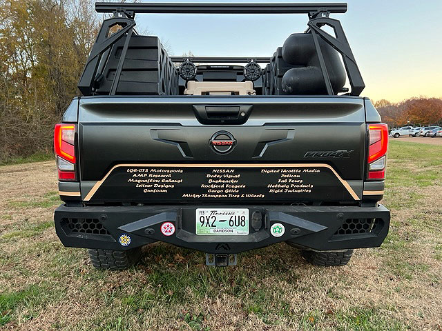 nissan titan barbecue truck